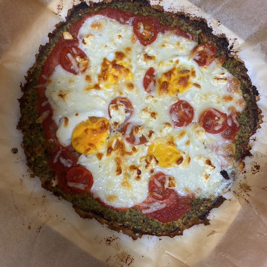 Pizza de brócoli Pizza de brócoli