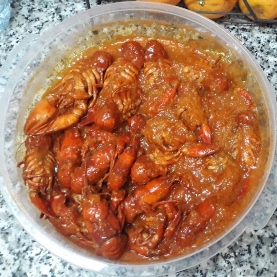 Cangrejos con tomate Cangrejos con tomate