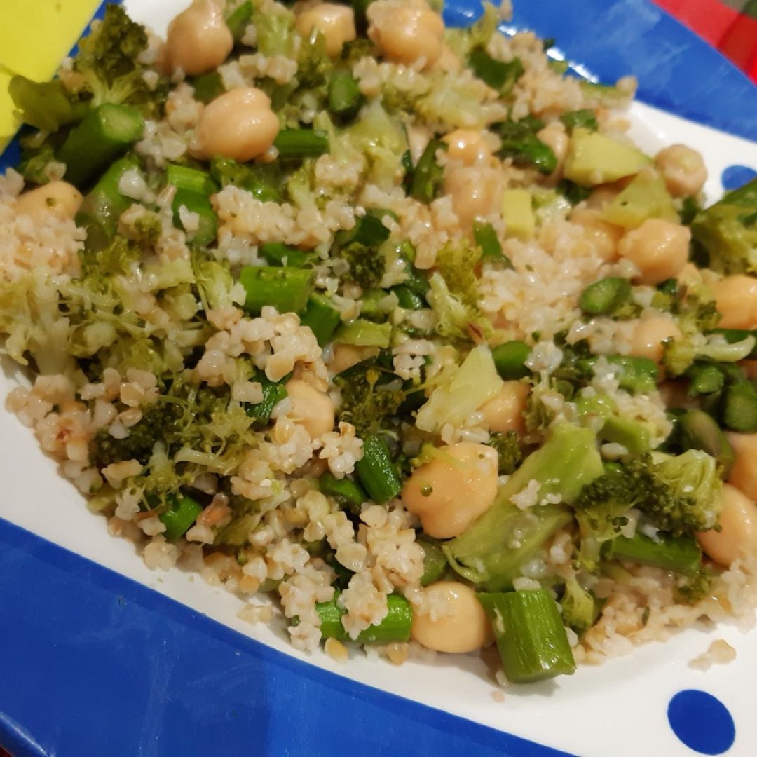 Bulgur con verduritas Bulgur con verduritas