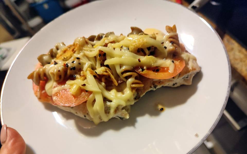 Pollo estilo italiano.