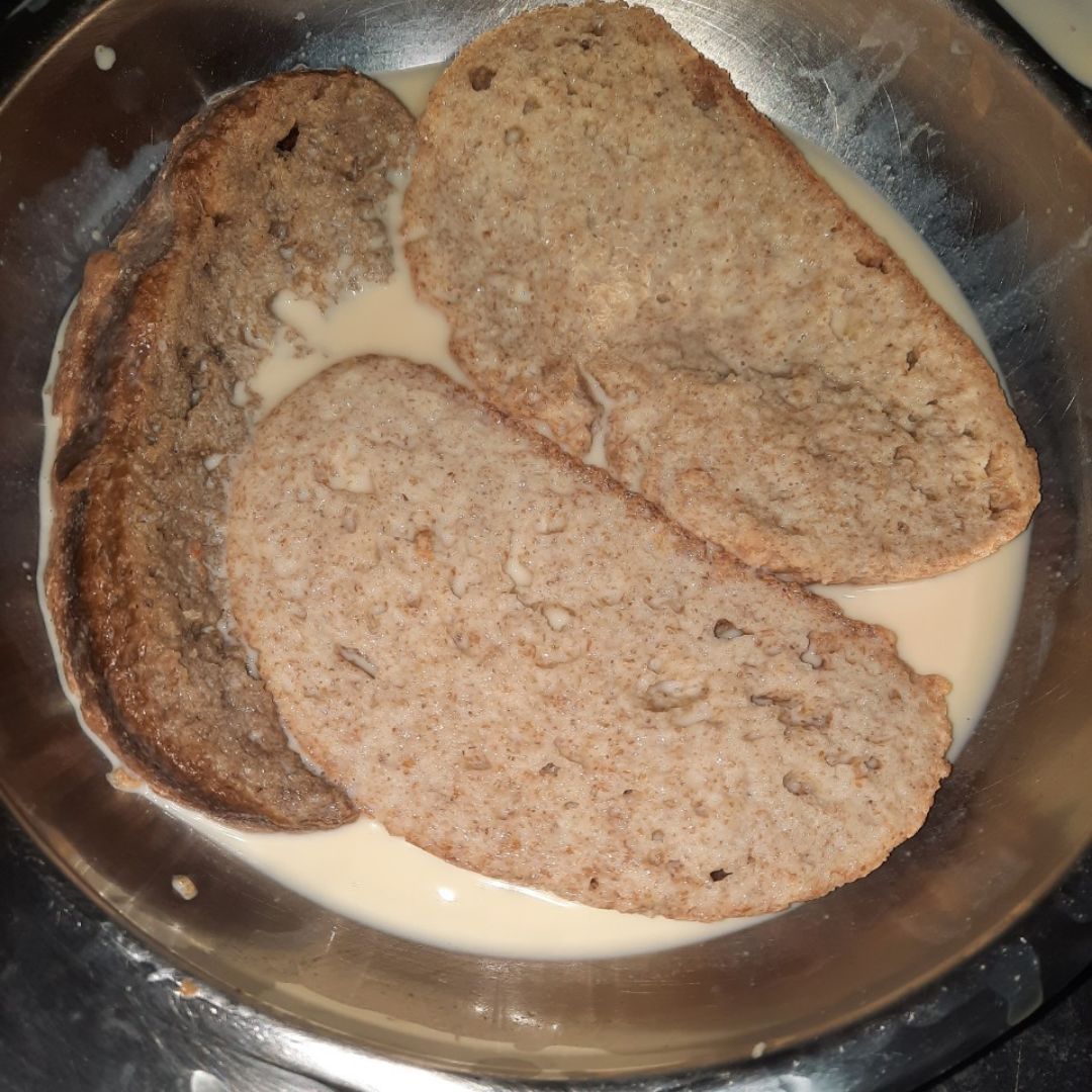 Torrijas saludables sin azúcar Paso 1 Torrijas saludables sin azúcar Paso 1