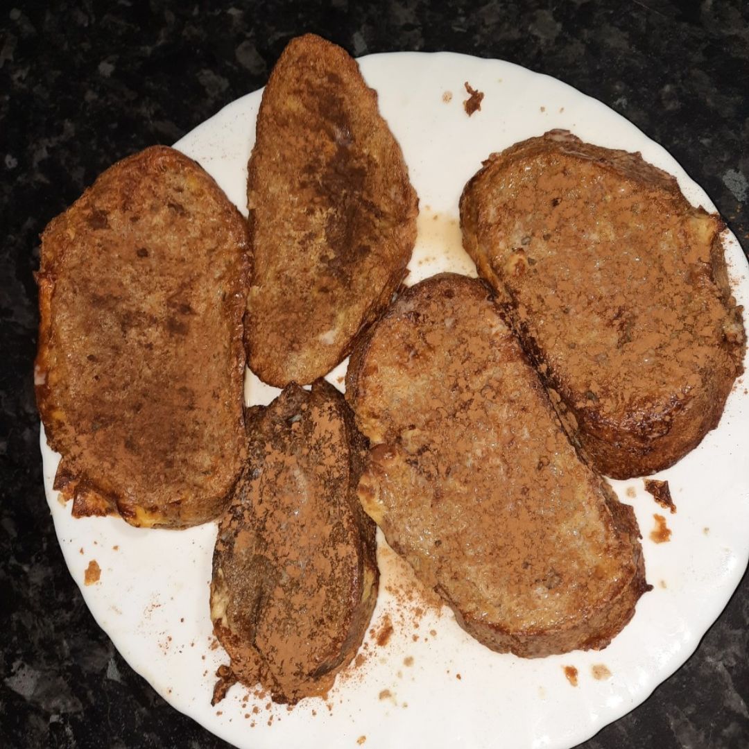 Torrijas saludables sin azúcar Paso 4 Torrijas saludables sin azúcar Paso 4