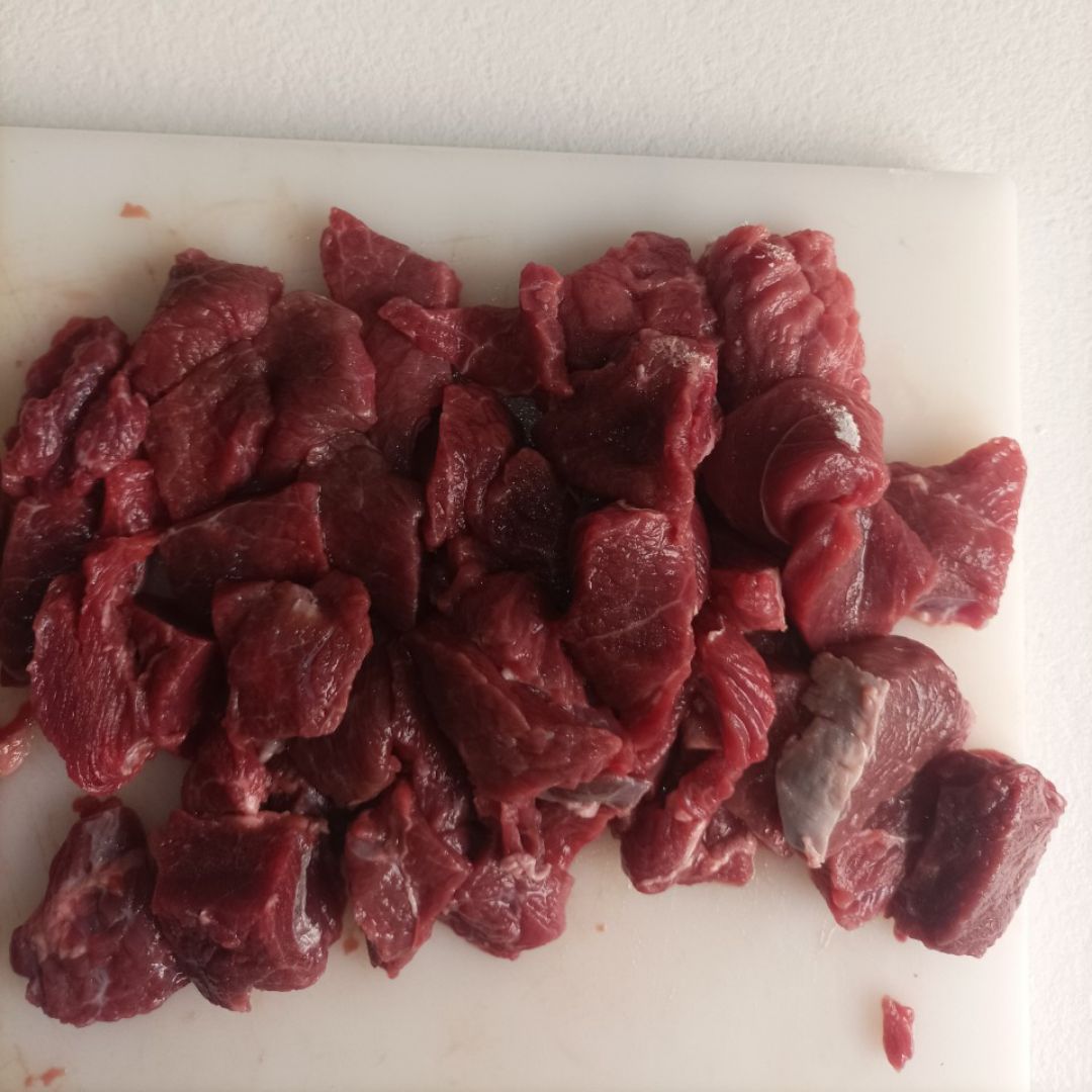 Ternera en salsa de verduras  Paso 0