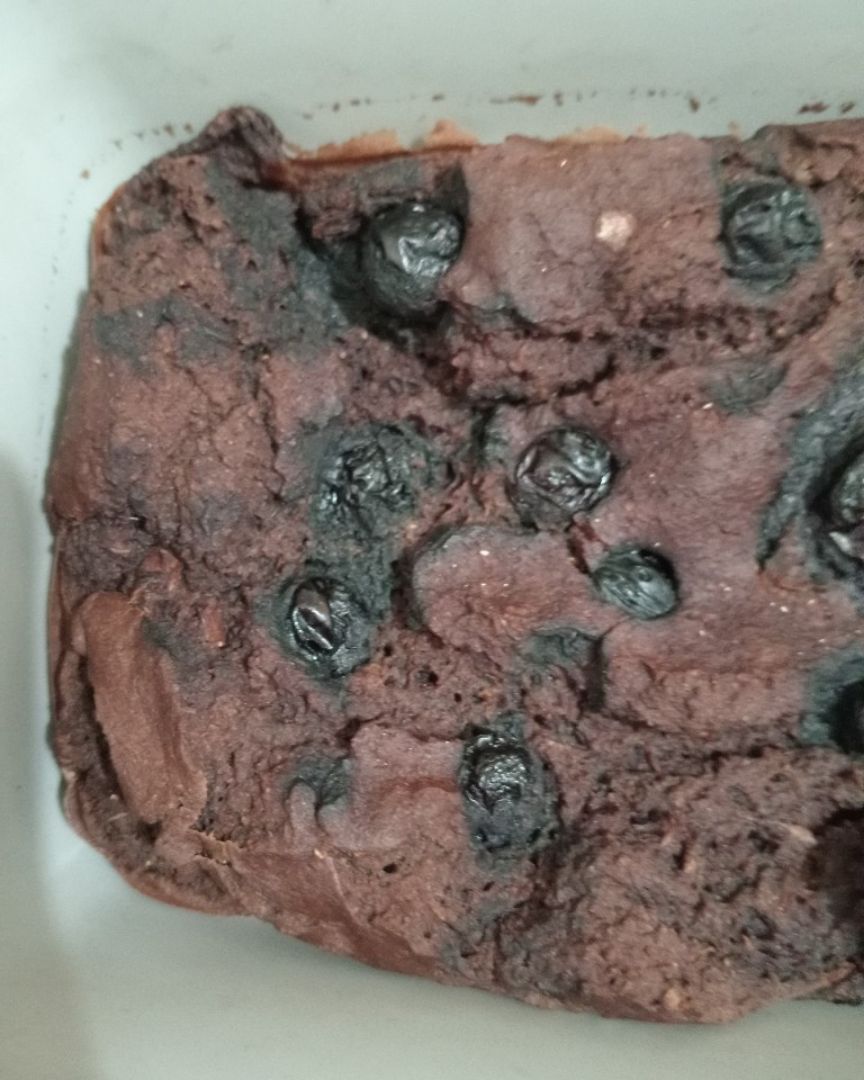 Pastel de lentejas, chocolate 🍫 y arándanos 🫐Step 1