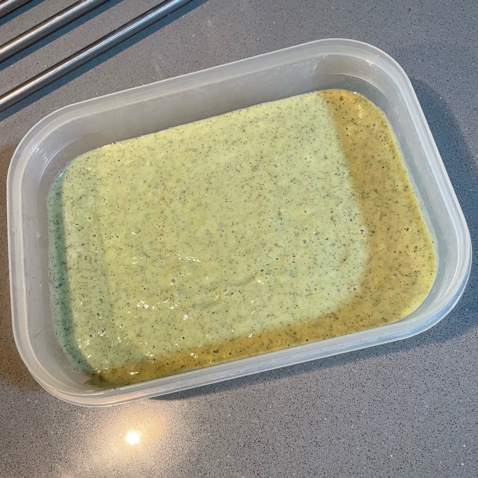 Helado bajo en calorías de kiwi y menta 🥝🌱🥰🥰 Helado bajo en calorías de kiwi y menta 🥝🌱🥰🥰