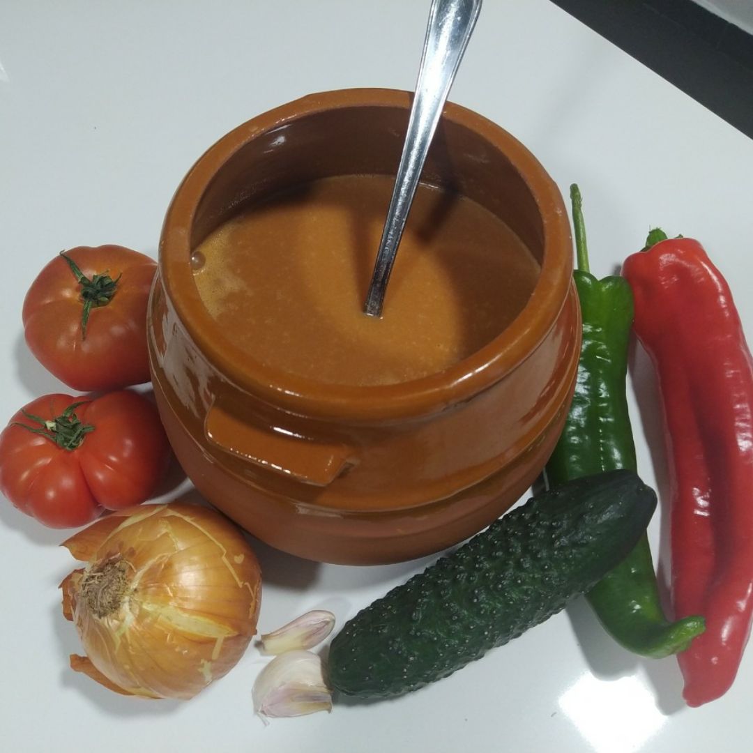 Gazpacho sin pan Gazpacho sin pan