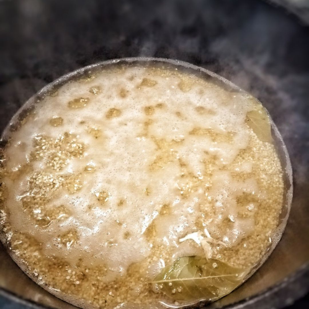 Ensalada de quinoa Paso 0