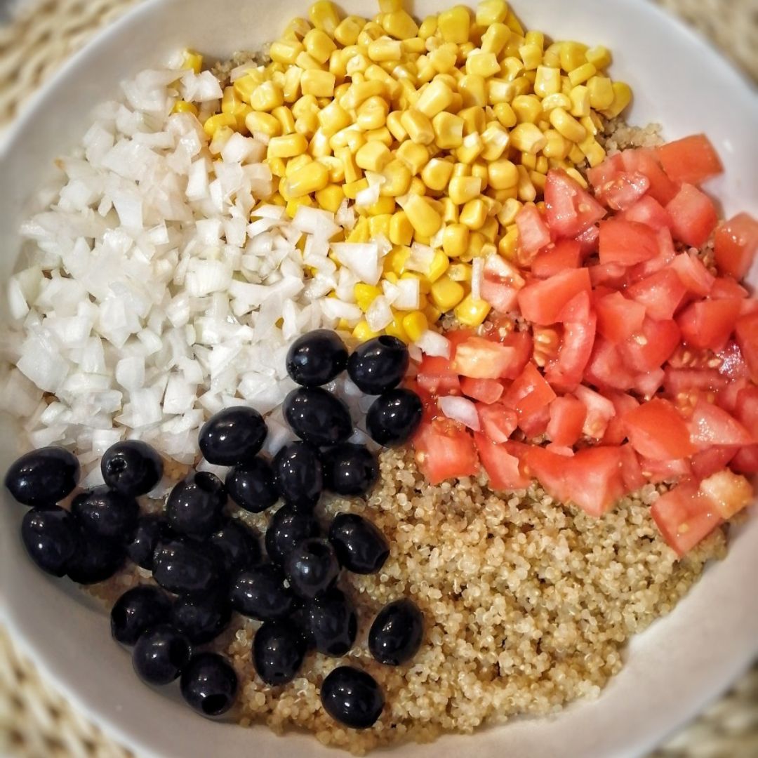 Ensalada de quinoa Paso 1