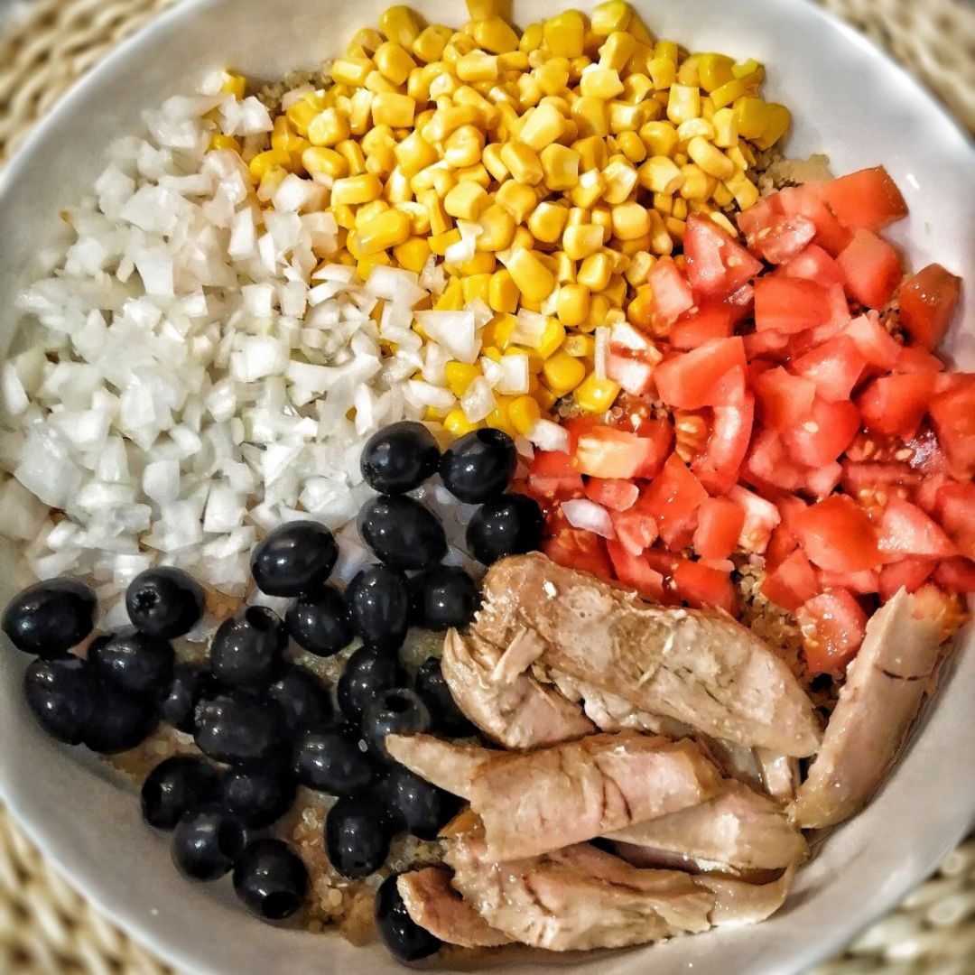 Ensalada de quinoa Paso 1