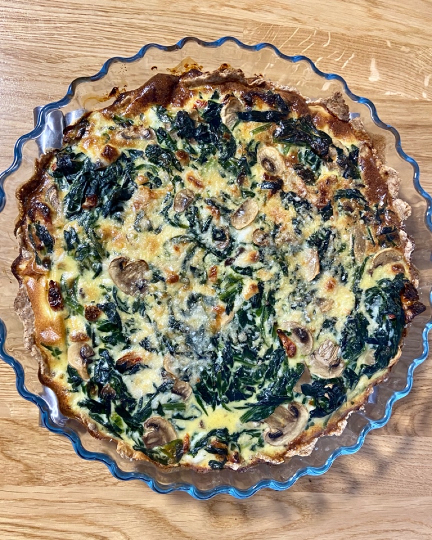 quiché de espinacas y tomate seco quiché de espinacas y tomate seco