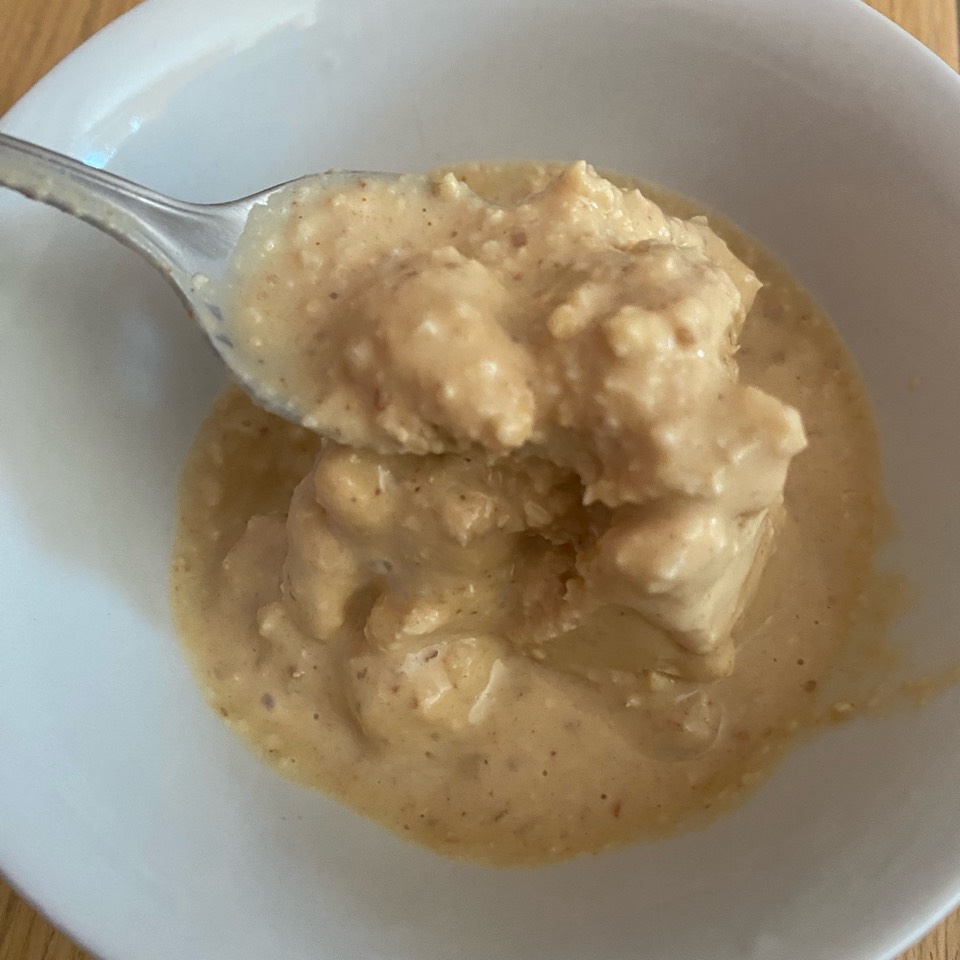Helado de anacardos y cacahuetes Helado de anacardos y cacahuetes
