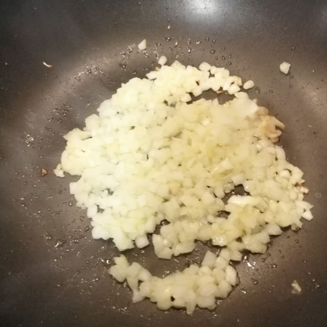 Lentejas exprés al Curry con arroz basmati Paso 0