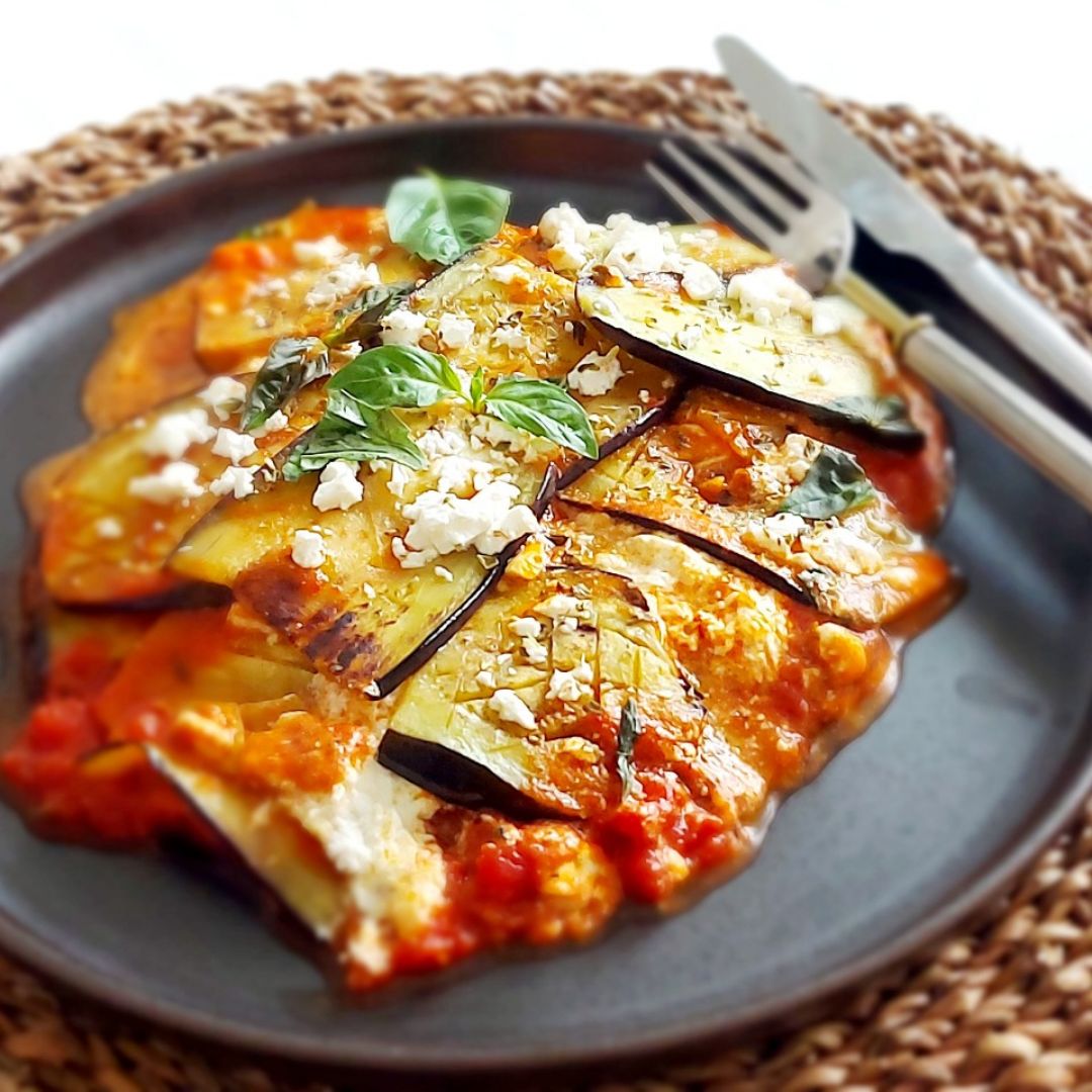 Berenjena a la siciliana Berenjena a la siciliana