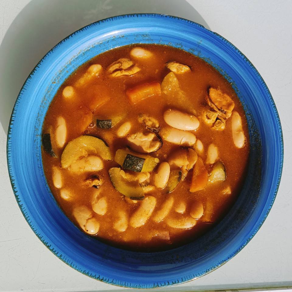 JUDÍAS CON MEJILLONES JUDÍAS CON MEJILLONES