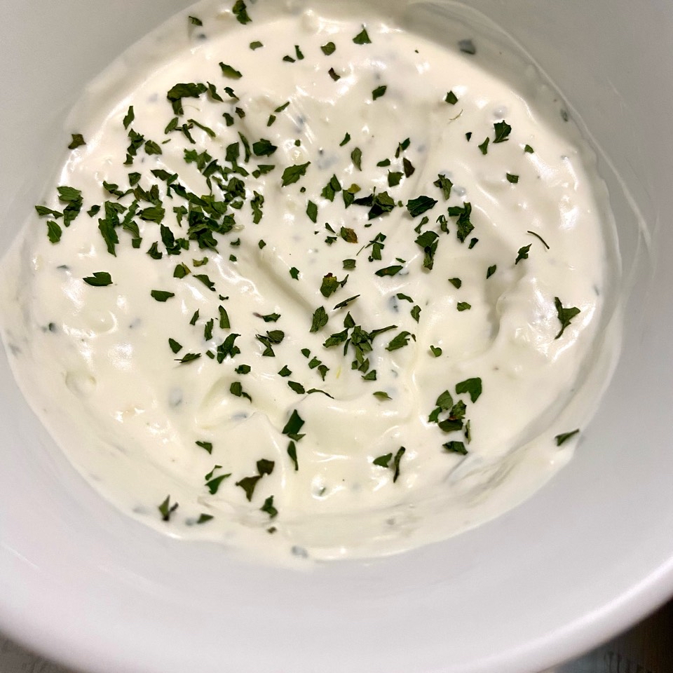 Alioli con yogurt y perejil 🌿 