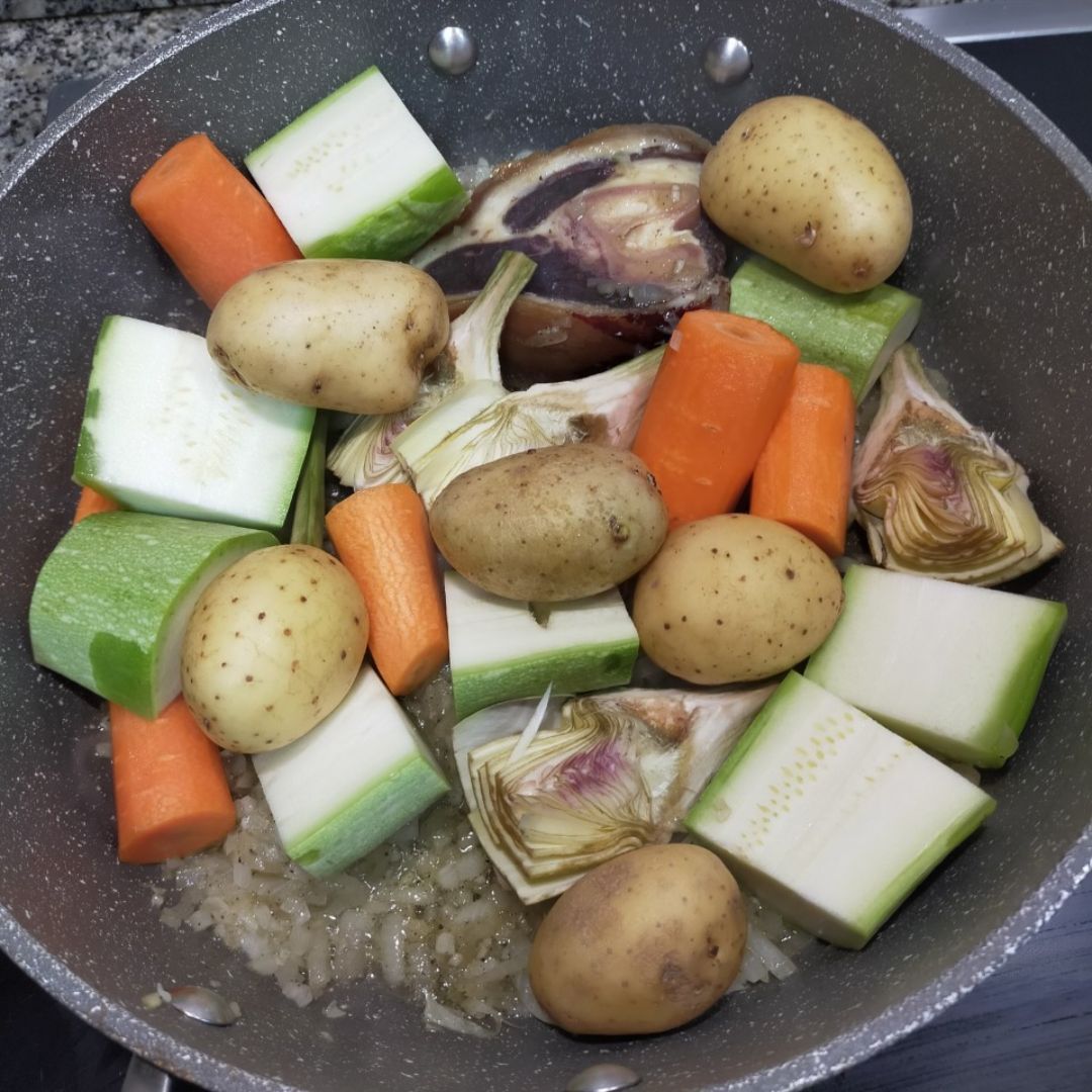 Lentejas con verduras al curry, mijo y kefir especiado Paso 1 Lentejas con verduras al curry, mijo y kefir especiado Paso 1
