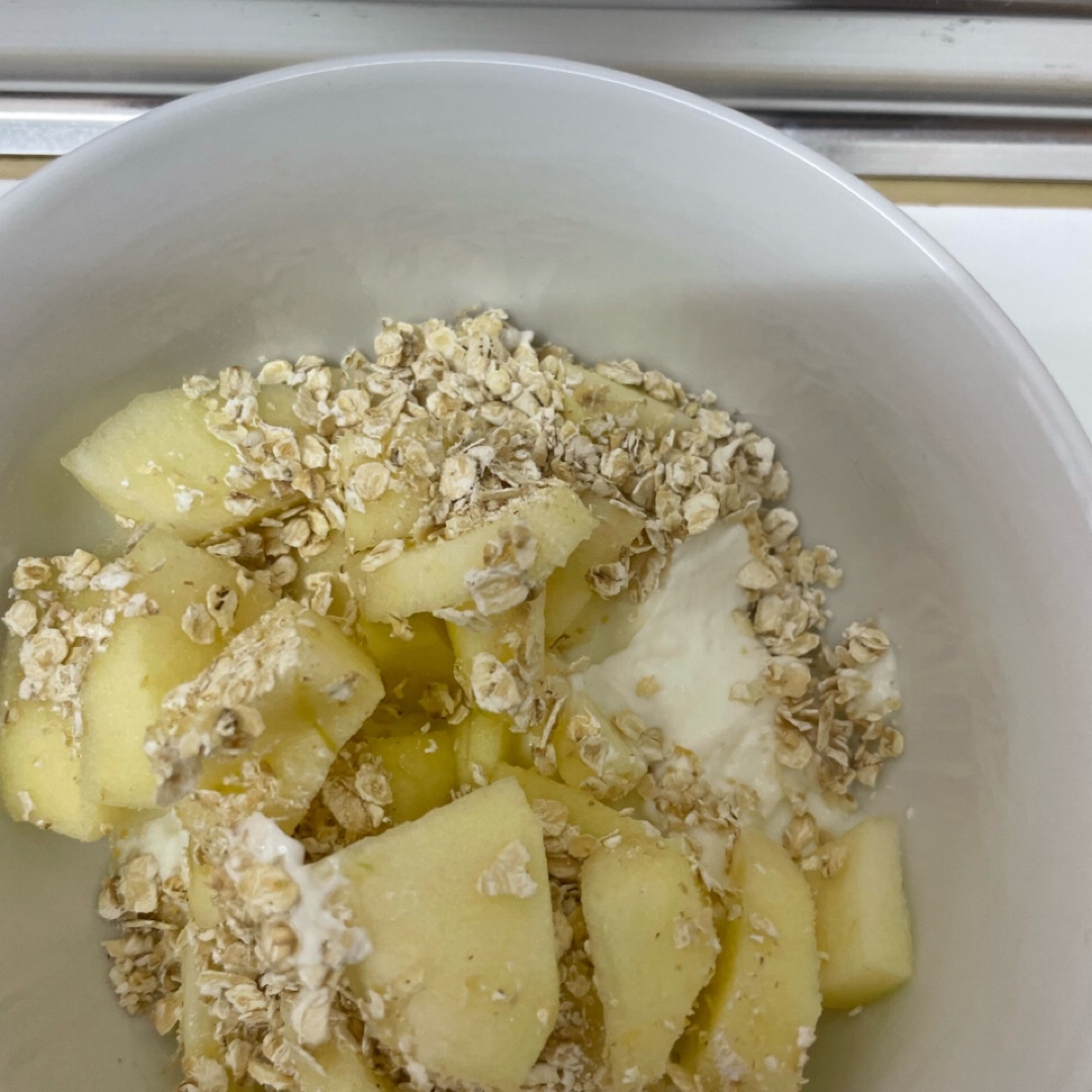 Yogurt Proteína Manzana verde Avena Paso 2 Yogurt Proteína Manzana verde Avena Paso 2