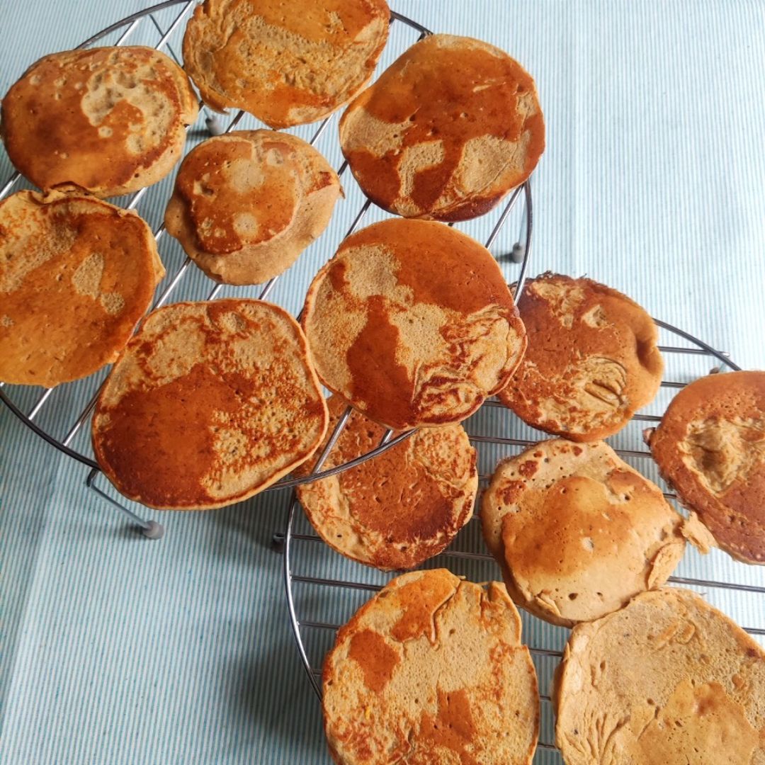 Gofres / tortitas 🥞 de kiwi ☀ Paso 5 Gofres / tortitas 🥞 de kiwi ☀ Paso 5