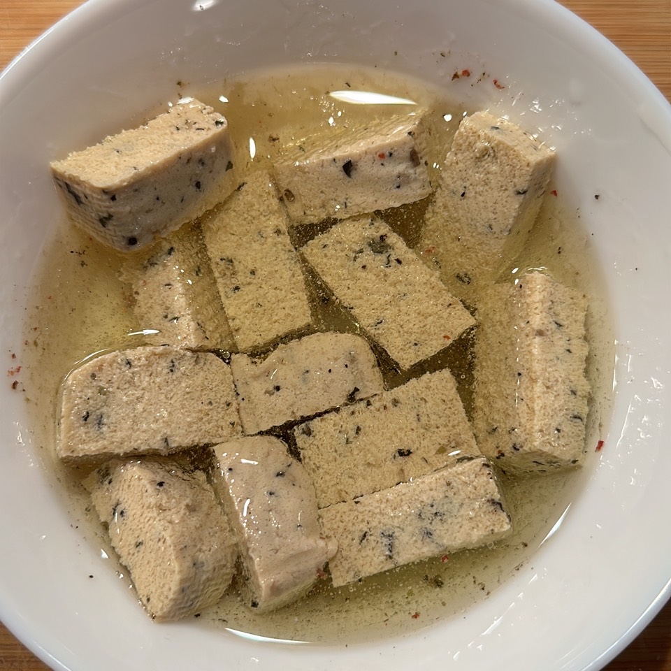 Tofu marinado