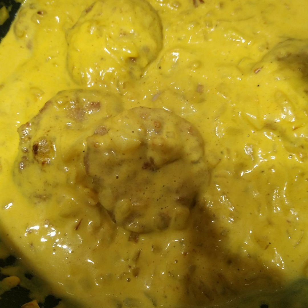 Medallones de pollo al Curry Medallones de pollo al Curry