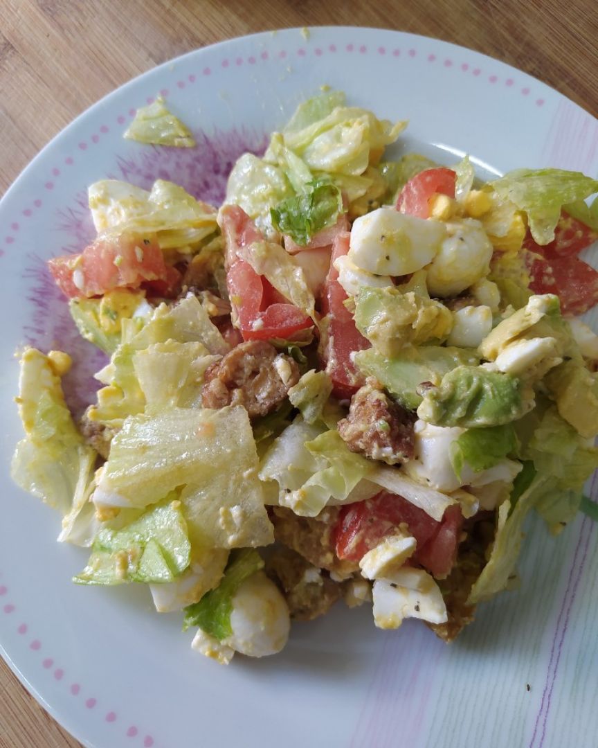 Ensalada con Tempeh 