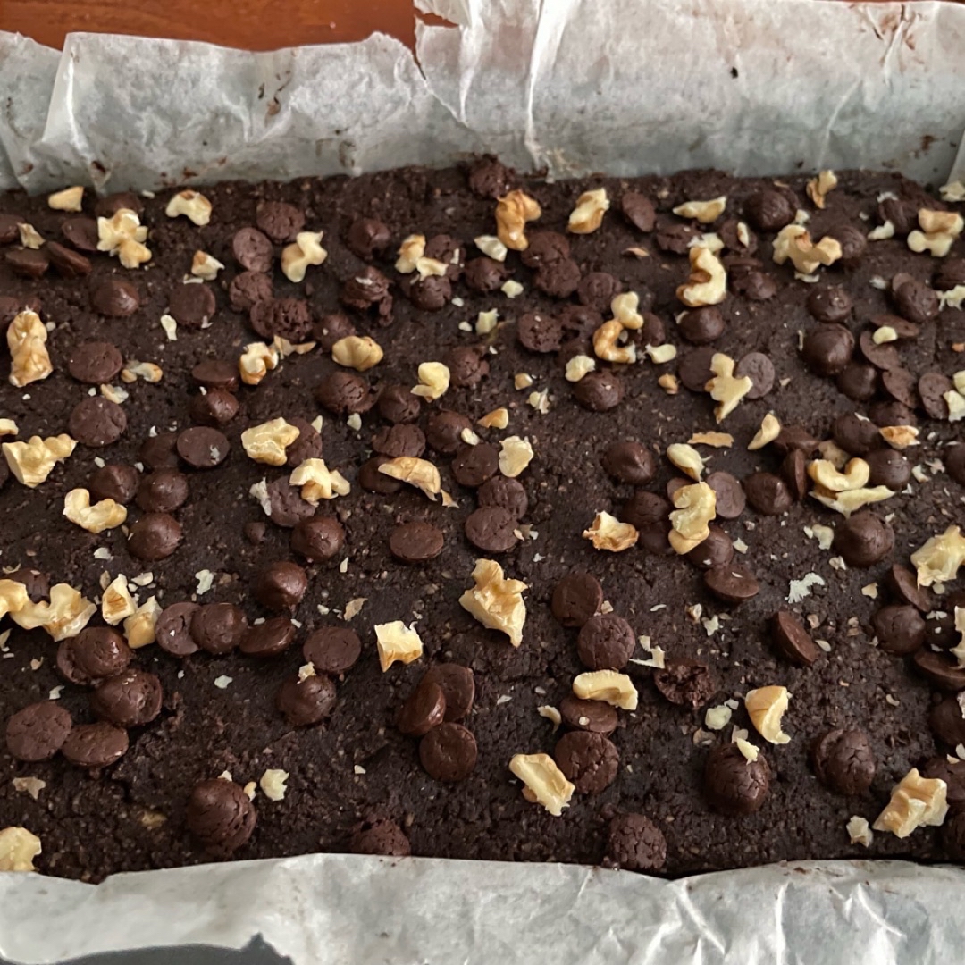 Brownie de choco 85% y nueces