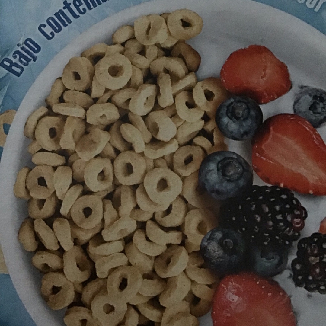 Cereales avena crunchy y café con leche