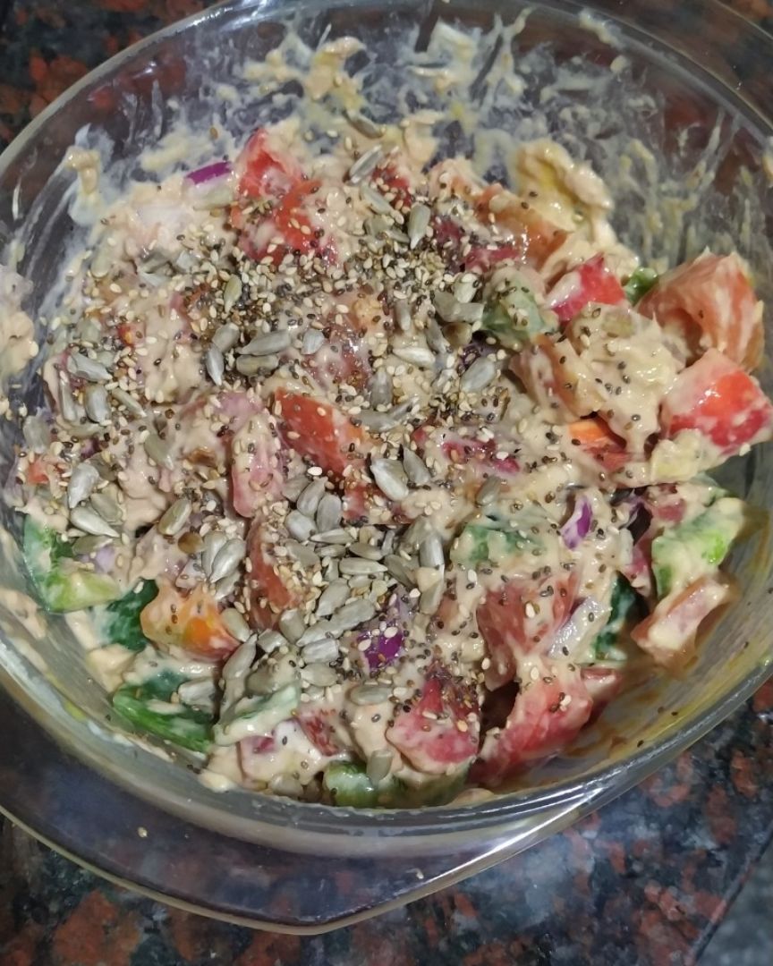 Ensalada de pimiento y atún Ensalada de pimiento y atún