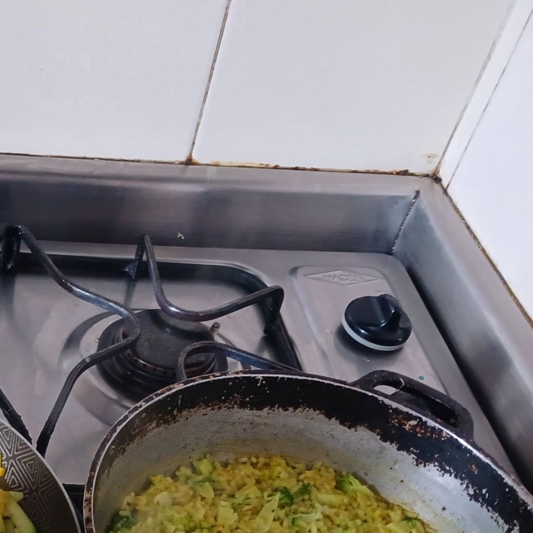 Arroz vegetariano con verduras Paso 1 Arroz vegetariano con verduras Paso 1