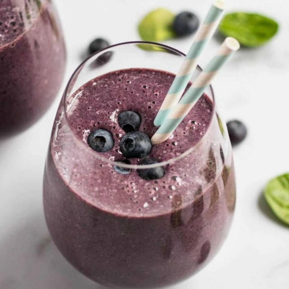 Blueberry smoothie Blueberry smoothie