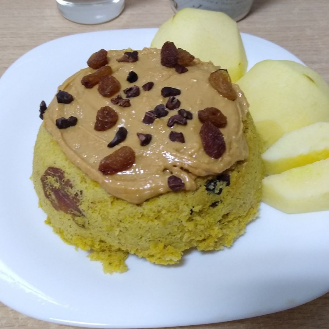 Mug cake de mandarina Paso 2 Mug cake de mandarina Paso 2