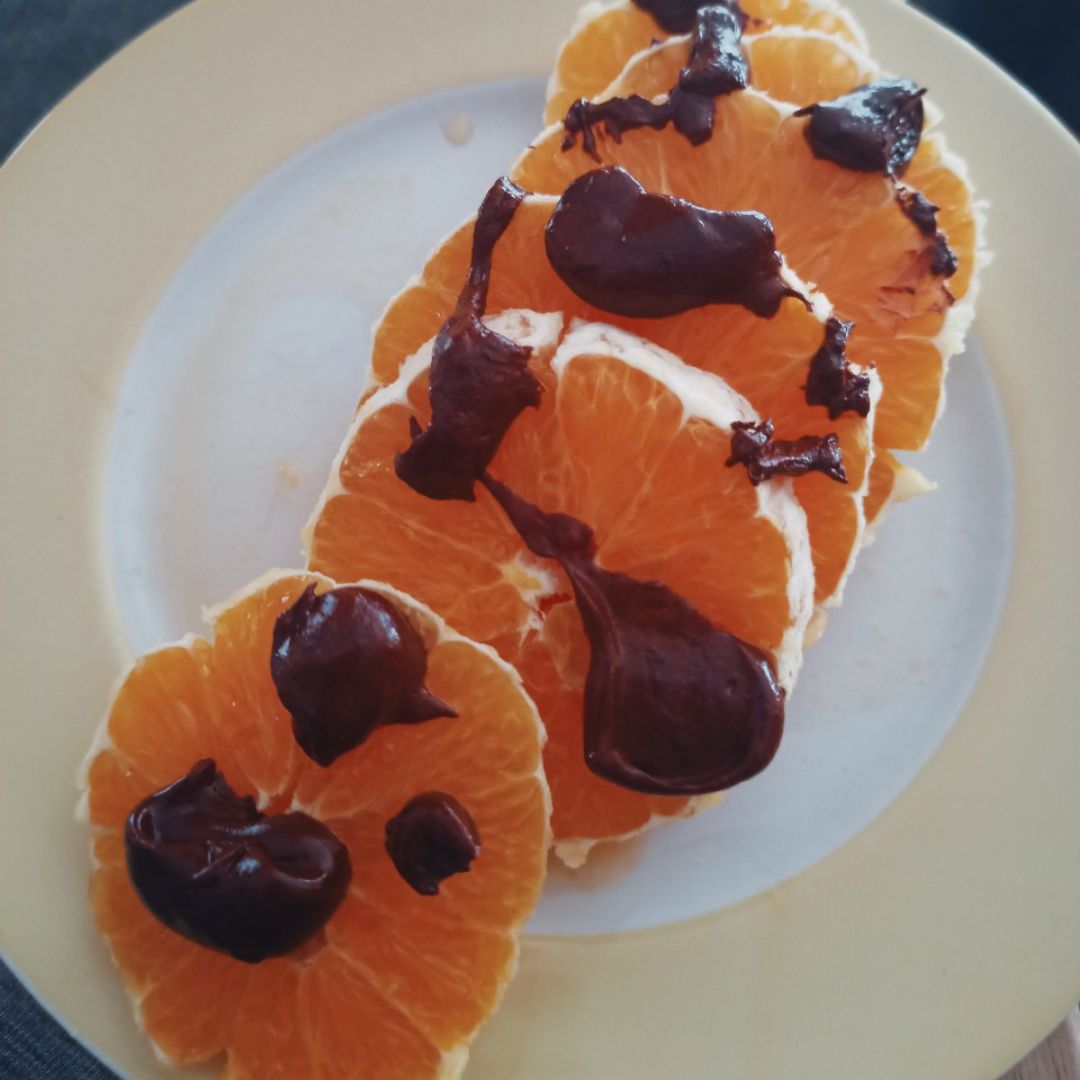 POSTRE/ MERIENDA DELICIOSO 🍊🍫 Paso 2 POSTRE/ MERIENDA DELICIOSO 🍊🍫 Paso 2