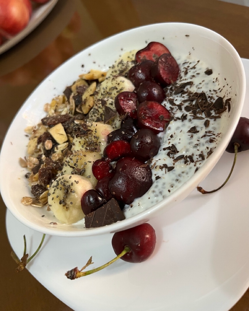 Pudín de chia y yogur Pudín de chia y yogur