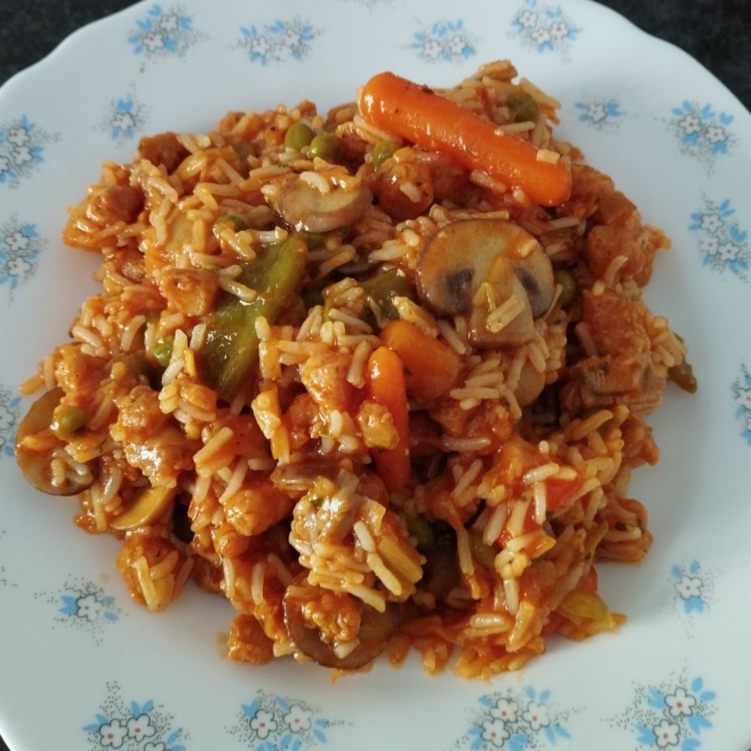 Arroz vegetariano Arroz vegetariano