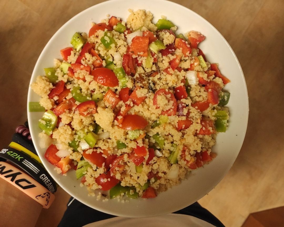 Cous cous estilo tabulé con un toque especial Cous cous estilo tabulé con un toque especial
