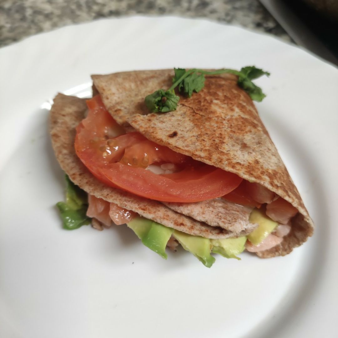 Quesadilla (bocatin) saludable Paso 2 Quesadilla (bocatin) saludable Paso 2