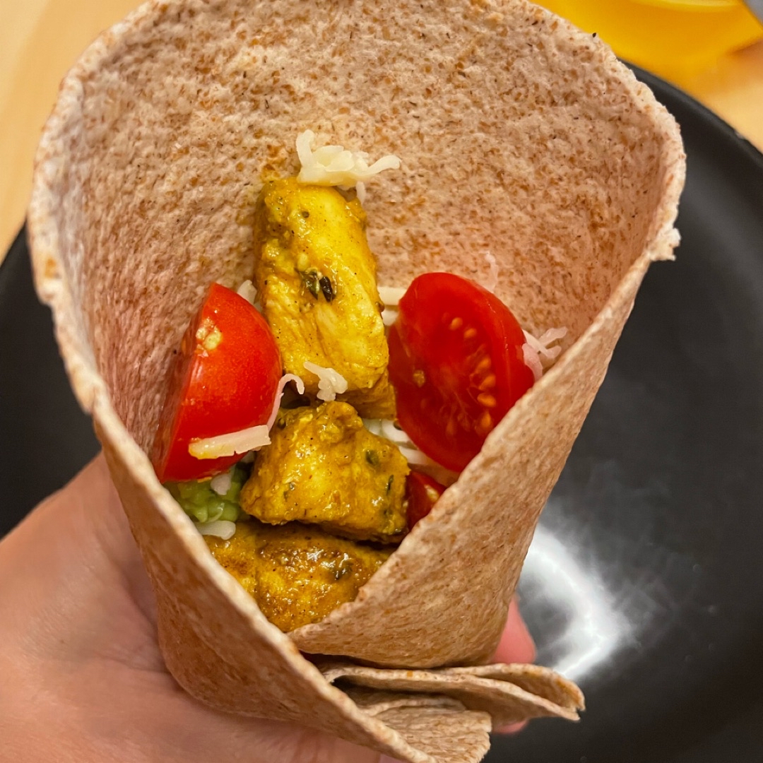 Fajitas de Pollo al curry