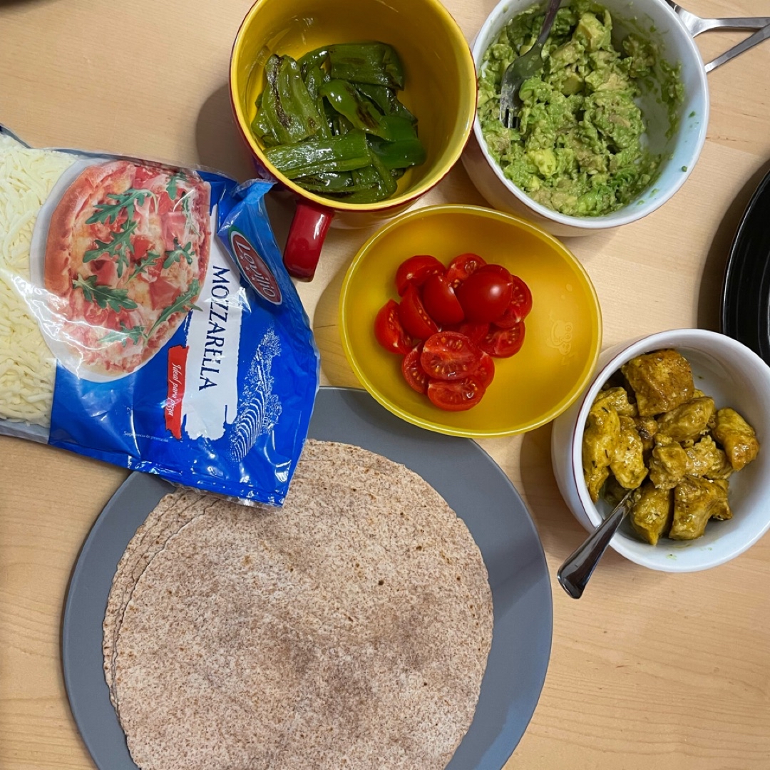 Fajitas de Pollo al curry Paso 5