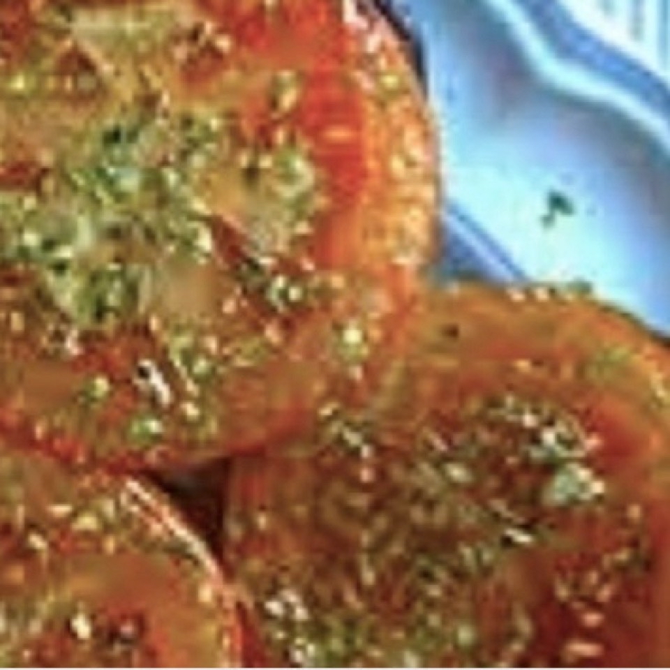 Montados de berenjena y tomates Montados de berenjena y tomates