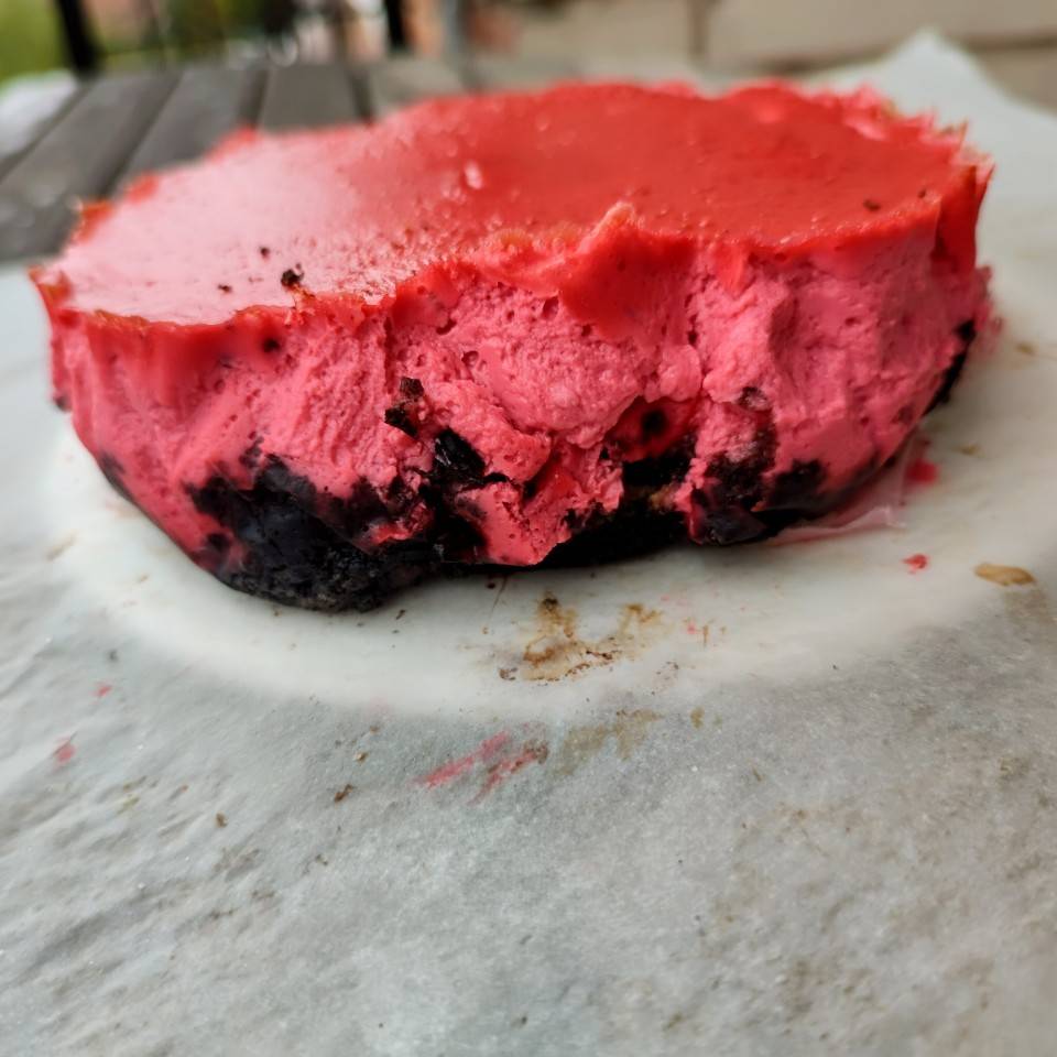 Drácula cheesecake.
