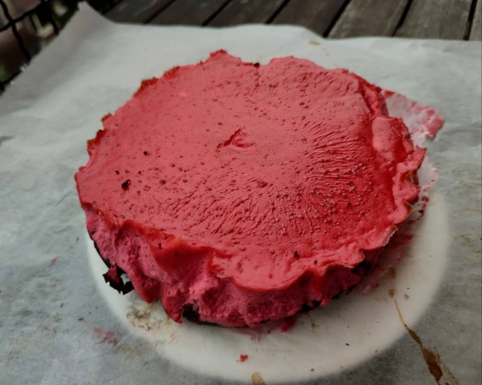 Drácula cheesecake.