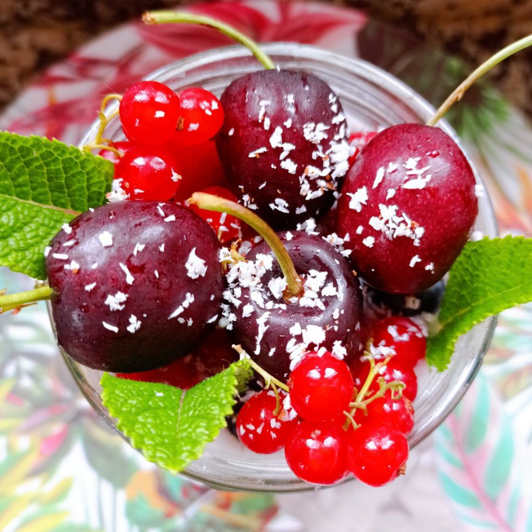 Tarritos de pudin de chía con frutas variadas 🥭🍒🥝🍓🫐 Paso 7