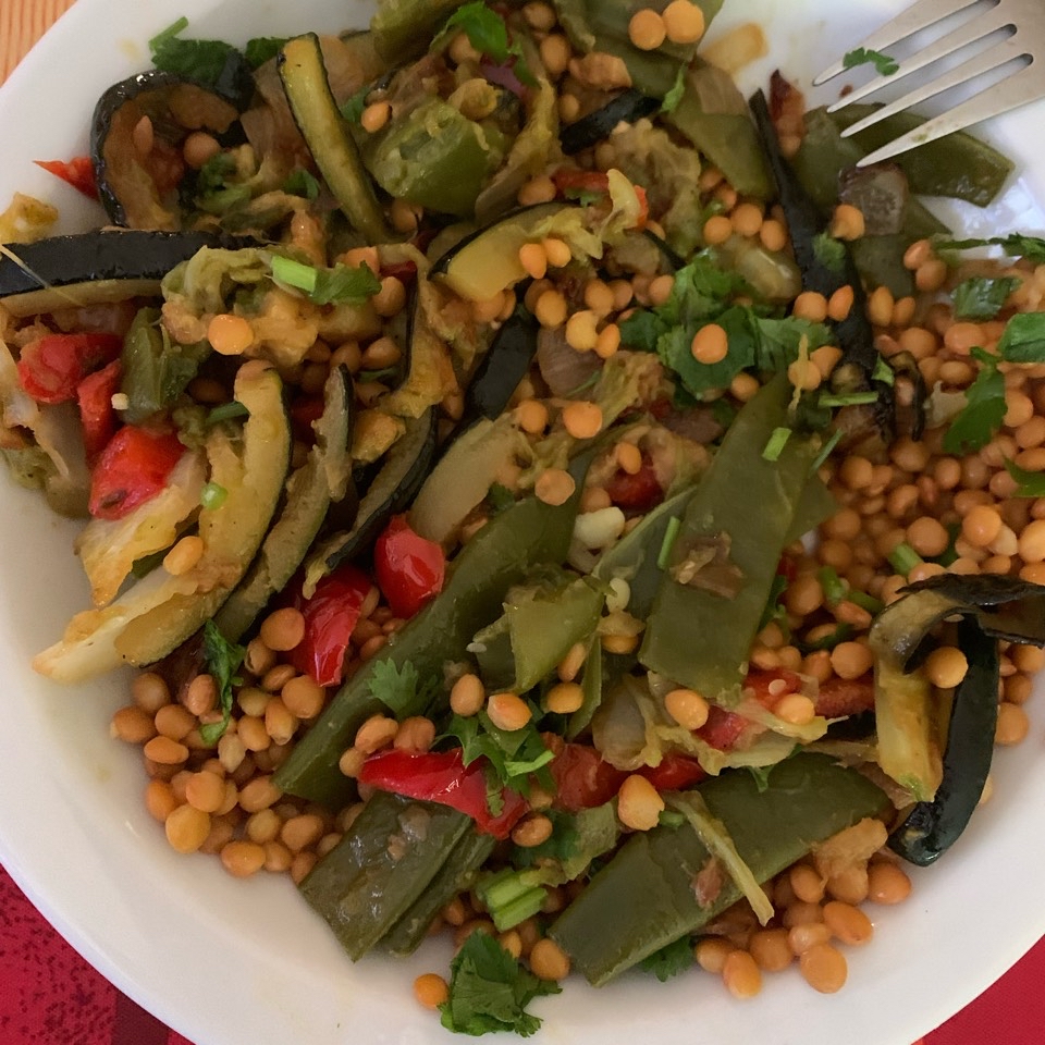 Lentejas con verduras