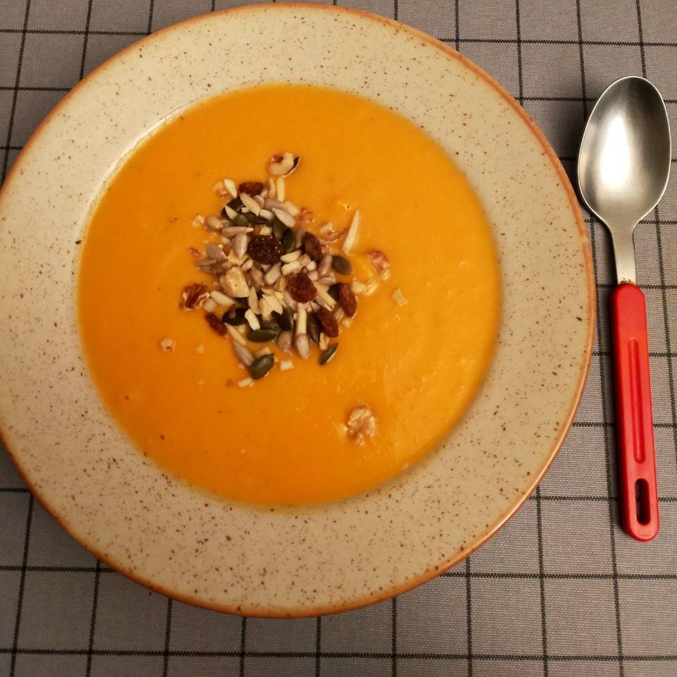 Crema de boniato y manzana Crema de boniato y manzana