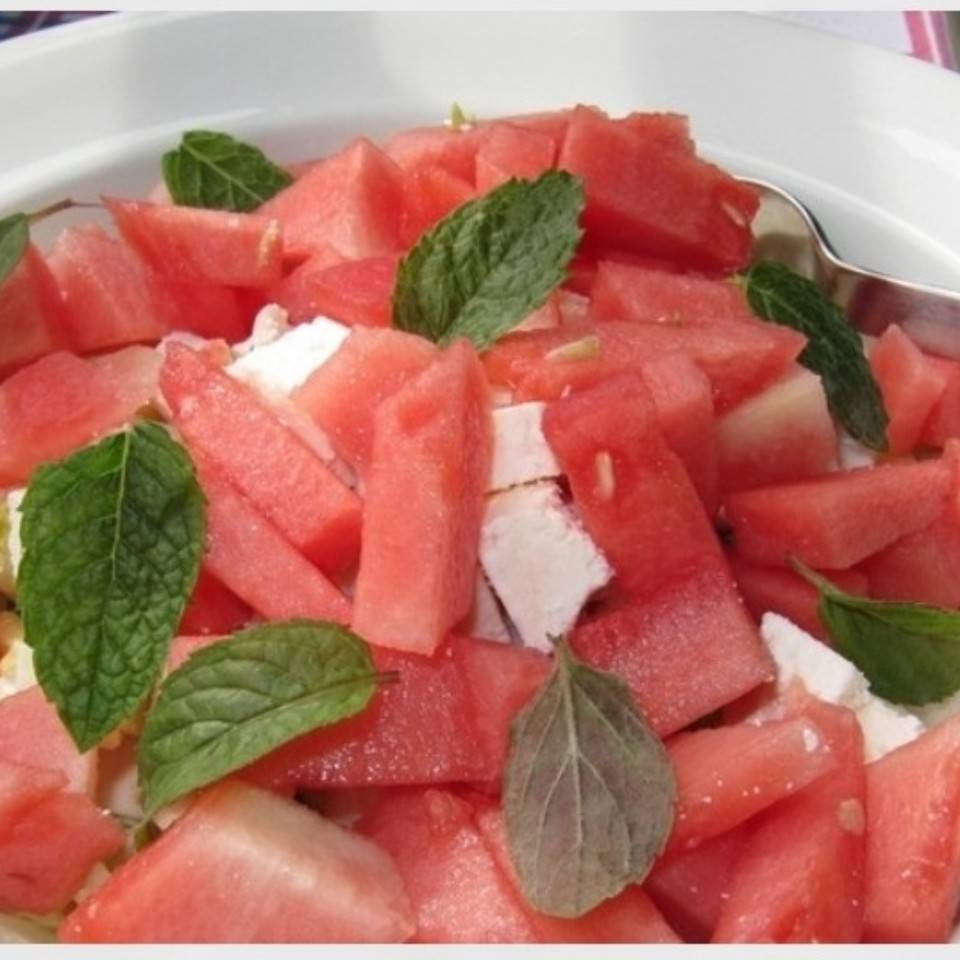 Tàrtar de Sandía y Queso feta Tàrtar de Sandía y Queso feta