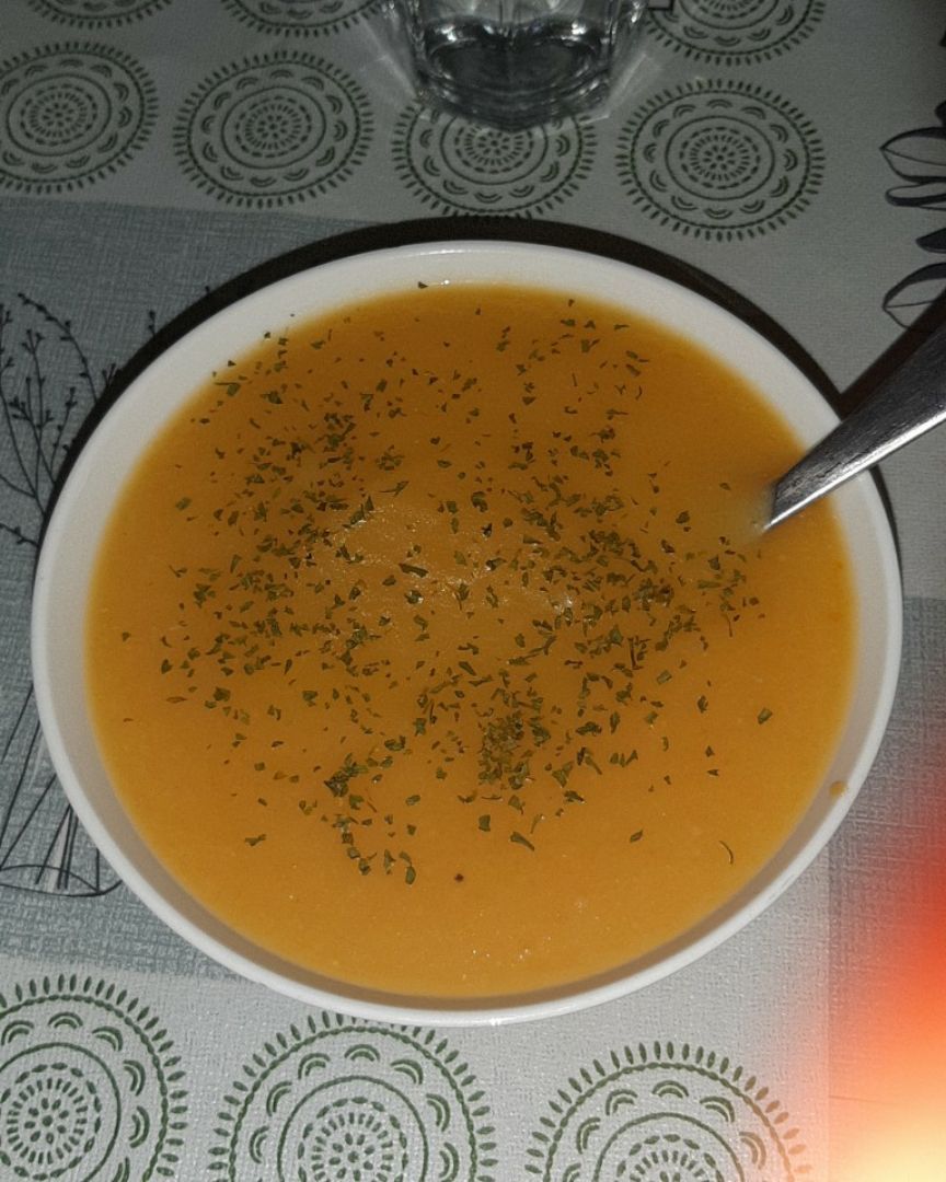 Crema de verduras "templada" 