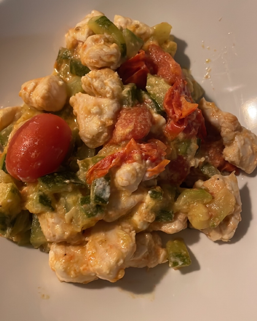 Pollo salteado con verduras Pollo salteado con verduras