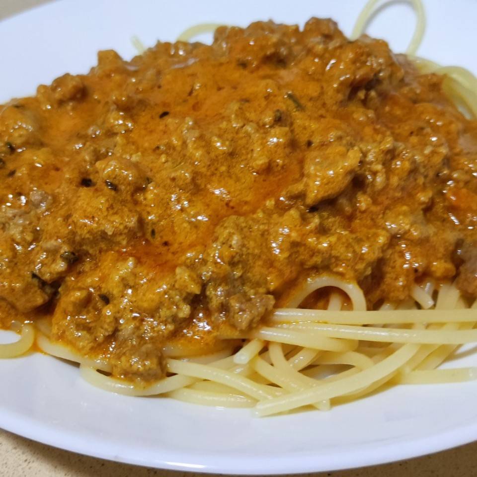 Pasta con salsa curry Pasta con salsa curry