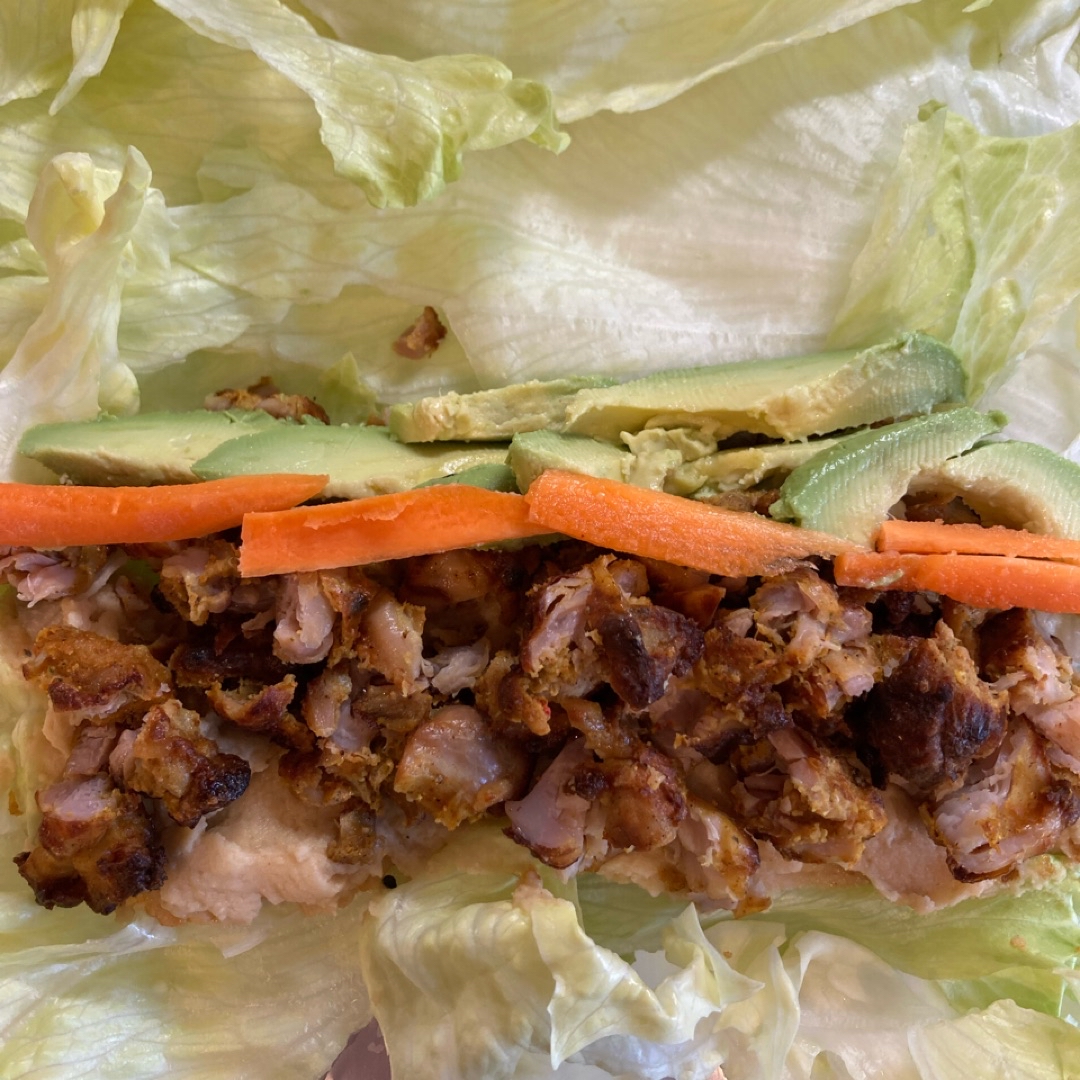 Wrap de lechuga Paso 2 Wrap de lechuga Paso 2