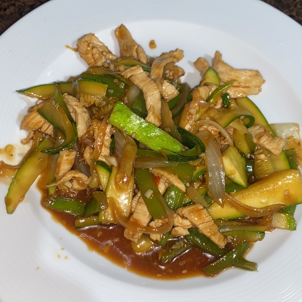Pollo al estilo asiático 